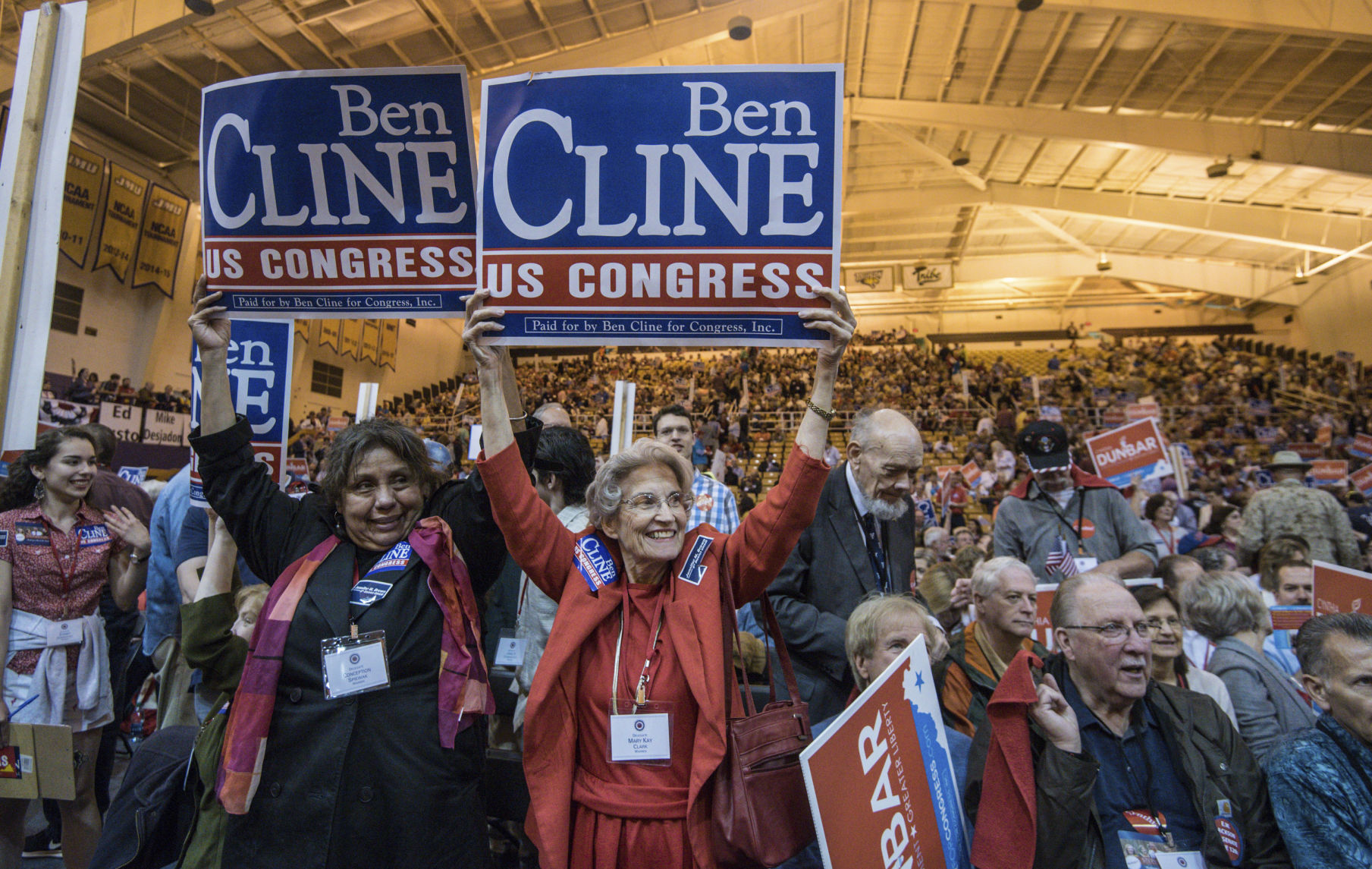 GOP convention supporters